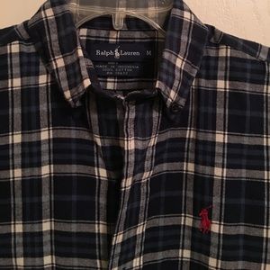 RALPH LAUREN🏃🏽Plaid Flannel Shirt Size XL